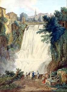 The Falls At Tivoli — Jacob Philippe Hackert