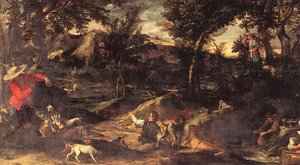 Hunting — Annibale Carracci