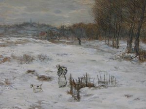 Snowy Landscape — Jean-françois Raffaelli