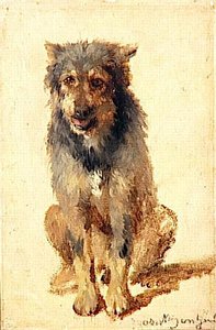 Chien (assis) — Bonheur Marie Rosalie