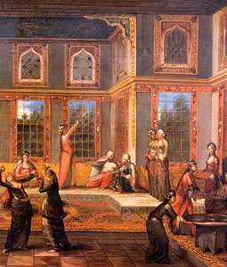 English Harem Scene With The Sultan — Jean Baptiste Vanmour, Historical Realism