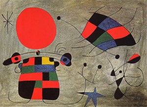La Sonrisa De Las Alas Flameantes — Joan Miró
