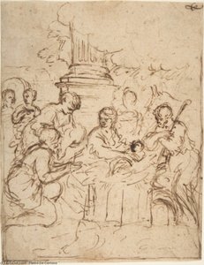 The Adoration Of The Shepherds — Pietro Da Cortona
