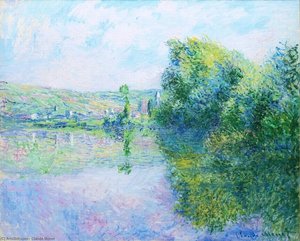 The Siene At Vetheuil — Claude Monet