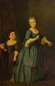 Portrait Of F. S. Rzhevskaya And Princess N. M. Davydova — Dmitry Grigoryevich Levitsky