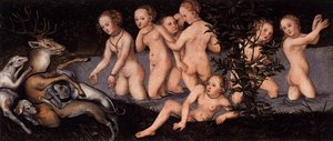 Diana And Actaeon — Lucas Cranach The Younger