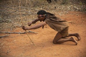 A Bushmen On Hunt — Daniel F Myburgh