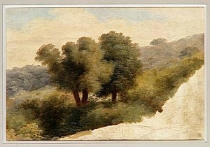 Nemi Les Trois Arbres — Pierre De Valenciennes, Romanticism