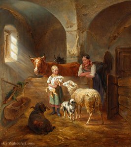 In The Stable — Benno Raffael Adam