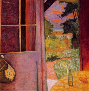 The Open Door In Vernon — Pierre Bonnard