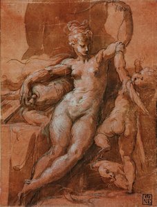 Venus Disarming Cupid — Parmigianino