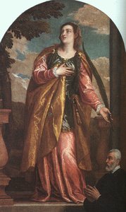 St. Lucy And A Donor — Paolo Veronese