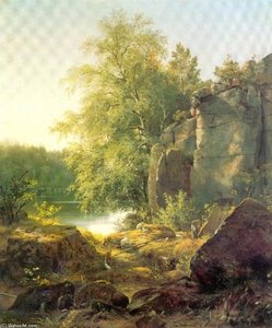 View On The Island Valaam (etude) — Ivan Ivanovich Shishkin