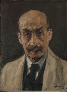 Bust Selfportrait in Paiting Overall
