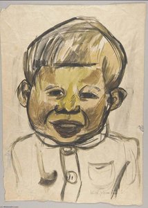 Portrait Of A Little Boy — William H. Johnson