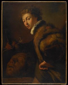David venant de tuer Goliath