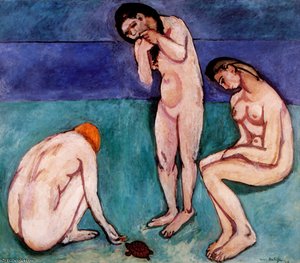 Baigneuses À La Tortue Huile Sur Toile Saint-louis, Museum — Henri Matisse, Fauvism