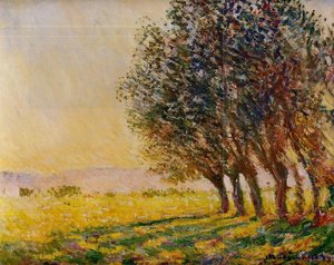 Willows At Sunset — Claude Monet, Impressionism