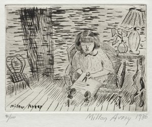 Child Cutting — Milton Avery