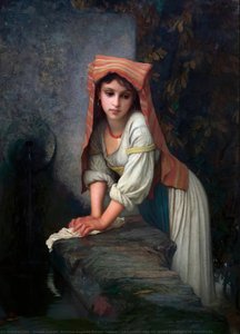 LA LAVANDARA OU JEUNE LAVANDIERE SONGEUSE