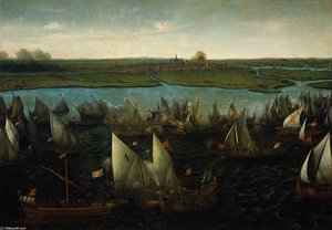 Battle Of Haarlemmermeer — Hendrick Cornelisz. Vroom