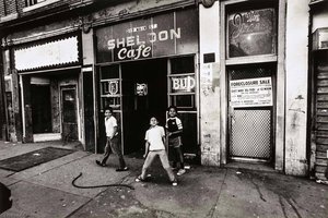 Untitled (three Boys, Sheldon Cafe, Hartford, Connecticut) — Frank Espada