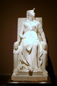 Cleopatra On Throne — Edmonia Lewis, Neoclassical Sculpture
