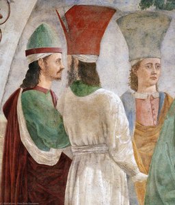 9. Exaltation Of The Cross (detail) — Piero Della Francesca, Early Renaissance