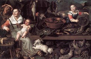 Fishmongers — Vincenzo Campi, Mannerist