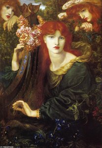 La Ghirlandata — Dante Gabriel Rossetti, Pre-raphaelite Revival