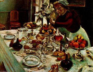 La Desserte Huile Sur Toile Collection Particulière — Henri Matisse, Fauvist Expressionism