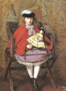 Girl With A Doll — Sir John Everett Millais