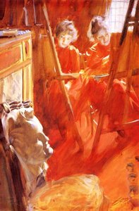 Les Demoiselles Schwartz — Anders Leonard Zorn, Impressionism