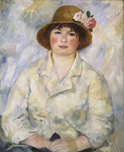 Aline Charigot (future Madame Renoir) — Pierre-auguste Renoir, Impressionism