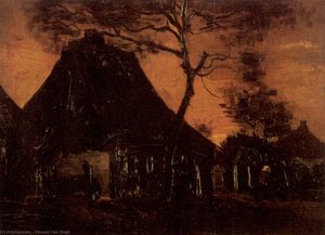 Cottage With Trees — Vincent Willem Van Gogh