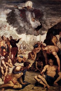 The Miracle Of St Augustine — Jacopo Tintoretto, Venetian Baroque