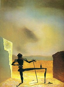 The Ghost Of Vermeer Van Delft Which Can Be Used As A Table — Salvador Dalí