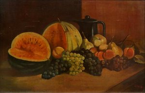 Still Life (fruits) — Asim Hafidh, Contemporary Realism