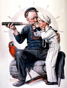 Sailors — Norman Rockwell