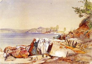 Landscape: Rocks And Water — Charles Herbert Moore