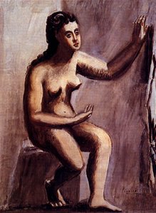 Seated Woman — Pablo Picasso, Naive Art/primitivism