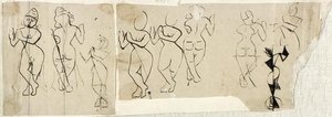 Krishna Playing A Flute — Theo Van Doesburg