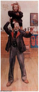 Brita And I — Carl Larsson