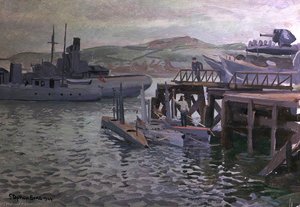 Midget Submarines At Campbeltown — Stephen Bone