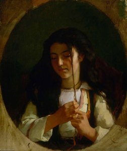 Study of a Young Girl, Pont Aven