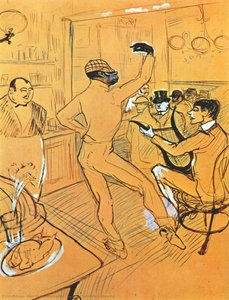 Chocolate Dancing At Achille's Bar — Henri De Toulouse-lautrec