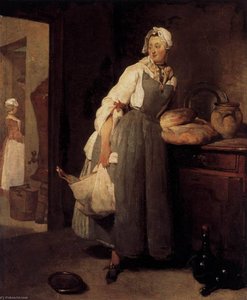 Servant Returning From The Market (la Pourvoyeuse) — Jean-baptiste-siméon Chardin