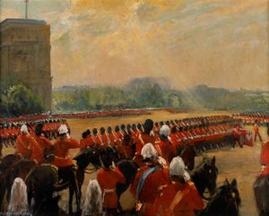 Trooping The Colour Before King Edward Vii — Jacques-émile Blanche, Impressionist Portraiture