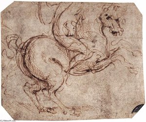 Study Of A Rider — Leonardo Da Vinci
