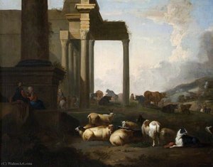 Shepherds and Flocks among Classical Ruins